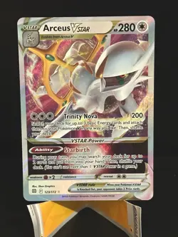 Arceus VSTAR 123/172 - Brilliant Stars - Pokemon Card - Near Mint - Image 1