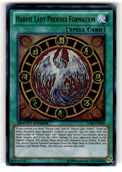 Harpie Lady Phoenix Formation LC04-EN002 Limited Ultra Rare Legendary Collection - Image 1