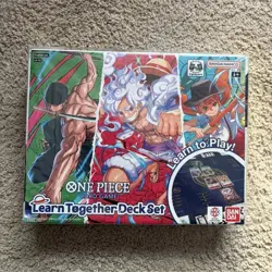 Bandai One Piece Card Game Learn Together Deck Set Kit 2023 Luffy Zoro Nami - Image 1