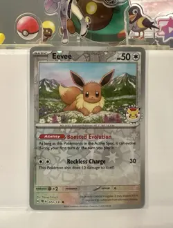 Eevee - (Pokemon Day 2025) (Reverse Cosmos Holo) 074/131 Miscellaneous Cards... - Image 1