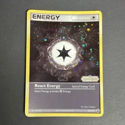 Pokemon TCG English Card ex Legend Maker React Energy 82/92 Reverse Holo Stamped - Image 1