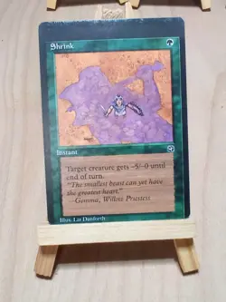 MTG 1995 Shrink (extreme miscut) Super rare cut into the next card (unplayed)🍒 - Image 1