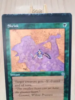 MTG 1995 Shrink (extreme miscut) Super rare cut into the next card (unplayed)🍒 - Image 2