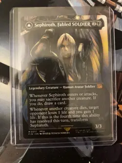 Sephiroth, Fabled SOLDIER (0317) (Borderless) Final Fantasy Non-Foil NM - Image 1