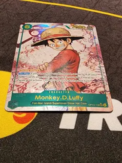 Monkey D Luffy OP13-118 SEC RED Alt Art One Piece Carrying On His Will English - Image 2