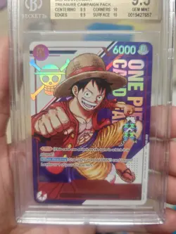 One Piece Monkey.D.Luffy - ST21-014 Treasure Pack 3rd Anniversary BGS 9.5 - Image 1