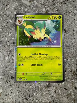 Pokemon TCG Cards Leafeon SVP170 Black Star Promo Holo NM-M - Image 1