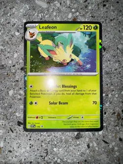 Pokemon TCG Cards Leafeon SVP170 Black Star Promo Holo NM-M - Image 3