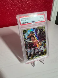 PSA 10 Monkey D. Luffy OP10-118 SEC One Piece Card Game 2025 GEM MINT #118 - Image 3