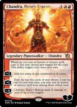 CHANDRA, HOPE'S BEACON mtg NM-M March of The Machine 1 Mythic - Image 1