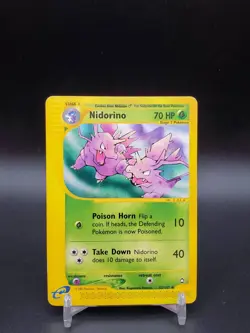 Nidorino 55/147 Aquapolis MP Pokemon Card - Image 1