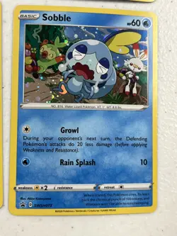 Awesome Pokemon Card Sobble X4 Black Star Promo Holo SWSH073 NM/MINT - Image 2