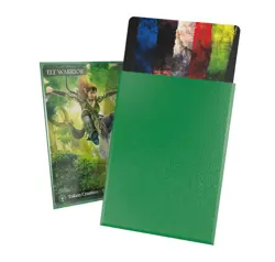 100 Ultimate Guard Cortex Green Matte Standard Size Card Sleeves Deck Protector - Image 2