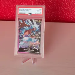 PSA 10 Monkey D Luffy #061 2025 One Piece ST26 GEM MINT Leader Card Slab - Image 4