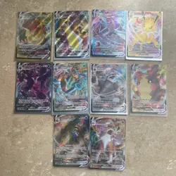 Pokemon TCG VMAX card lot - (x10) - Image 1