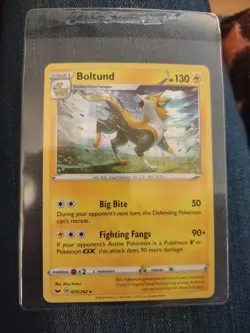 Boltund 075/202 Holo Rare Sword & Shield 2020 Pokemon Card Near Mint - Image 3