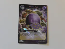 DKME 004/006 STONE EGG Dinosaur King Colossal Rare Trading Card 2009 - Image 1