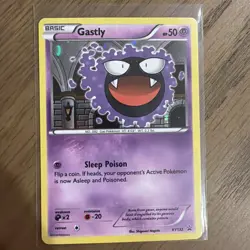 Pokemon Gastly XY Black Star Promo Holo Card XY132 2016 Basic 50 HP English - Image 1