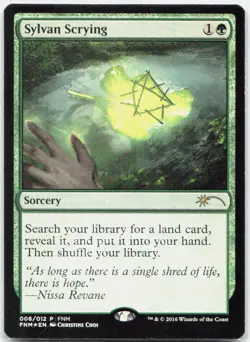 Sylvan Scrying *Foil* FNM 6 NM - Image 1