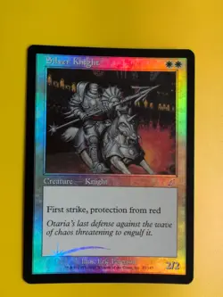 Silver Knight. MTG Card. Scourge. Old Border FOIL. - Image 1
