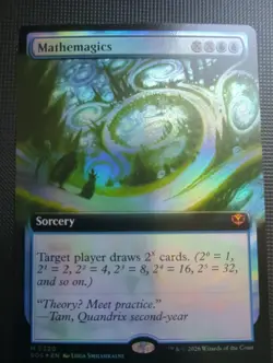 Mathemagics (Extended Art) Secrets of Strixhaven Foil - Image 1