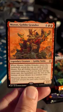 1x Muxus Goblin Grandee NM - MTG The List Magic EDH Goblins x1 - Image 1