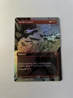 FOIL SOZIN'S COMET (BORDERLESS) (309) Avatar: The Last Airbender TLA Magic MTG - Image 1