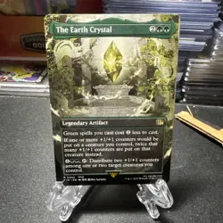 The Earth Crystal (Borderless) Final Fantasy Regular Magic The Gathering - Image 1