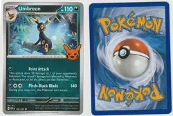 UMBREON 130/197 UNCOMMON TRICK OR TRADE BOOSTER 2024 POKEMON NM/M - Image 1