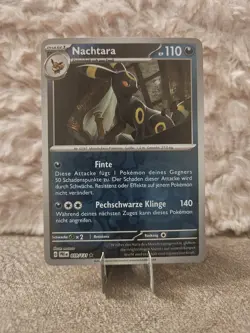 R Holo Nachtara PRE 059 / 131 Prismatische Entwicklungen Pokemon Karte Reverse - Image 1