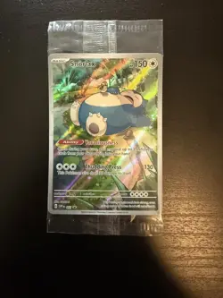 Snorlax SVP EN 051 Black Star Promo Scarlet & Violet Pokemon 151 Card - SEALED - Image 1