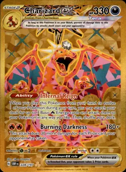Charizard ex 228/197 Holo - Pokemon SV03: Obsidian Flames - NM - Image 1