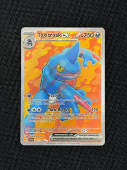 SV01: Scarlet & Violet Base Set Pokemon TCG Toxicroak Ex 232/198 NM - Image 1