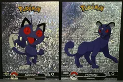 MEOWTH X PERSIAN - POKEMON BLACK DARK CRYSTAL CARD COLLECTION HOLO - Image 1