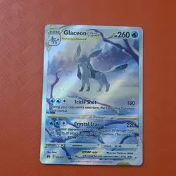 The Pokemon Company Pokemon TCG Glaceon VSTAR GG40/GG70 Crown Zenith Holo Rare - Image 1