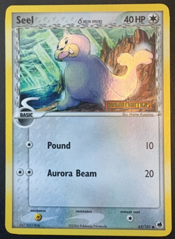 Pokemon TCG Seel 62/101 Ex Dragon Frontiers Holo Stamped NM/LP - Image 1