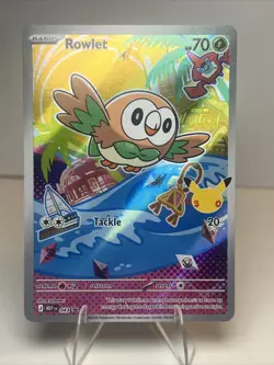 NM Rowlet 043 ME: Mega Evolution Promo AUTHENTIC Pokemon Card - Image 1