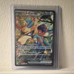Hop's Zacian ex 186/159 Sv09 Ultra Rare Holo English 230 HP - Image 1