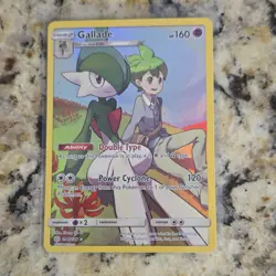 Pokemon Gallade Full Art Secret Rare Holo 160HP 244/236 Sm-Cosmic Eclipse Engli… - Image 1
