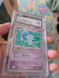 TOP POP 1) CGC 10 GEM MINT Azelf World Championship Happy Luck 4/123 Pokemon - Image 1