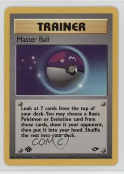 Master Ball 1st Ed. Pokemon Gym Challenge #116 2000 - Image 1
