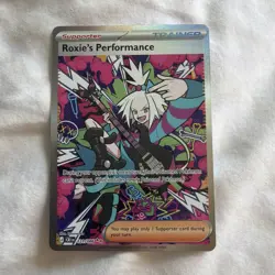 Roxie's Performance 121/086 SIR Chaos Rising (CRI) Pokemon - NM - Image 1