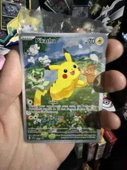 Pokemon TCG 088 Pikachu Black Star SV Promo Sealed NM/M - Image 1