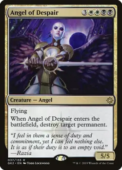 Angel of Despair [Ravnica Allegiance Guild Kit] Magic MTG - Image 1