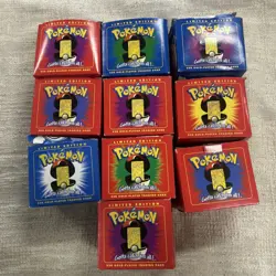 Pokemon Pikachu Togepi Poliwhirl Jigglypuff Burger King 23K Gold Plate 10 Pc Lot - Image 2