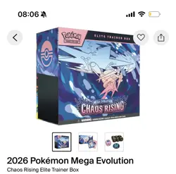 Pokemon TCG Sealed Chaos Rising Elite Trainer Box (ETB) - Image 1