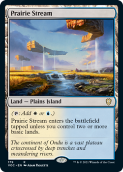 Prairie Stream x4 - Commander: Innistrad: Crimson Vow - NM-Mint, English - Comma - Image 1