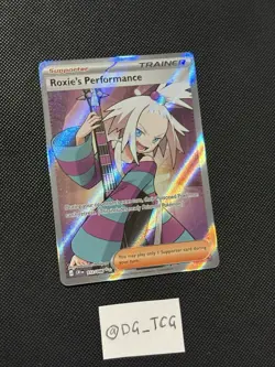 Pokemon Chaos Rising - Roxie’s Performance - 112/086 - Full Art Rare - M/NM - Image 3