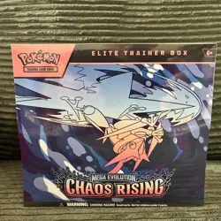Pokemon Mega Evolution Chaos Rising ETB Elite Trainer Box NEW - Image 1