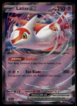 POKEMON LATIAS EX SURGING SPARKS 076/191 DOUBLE RARE NM/M - Image 1